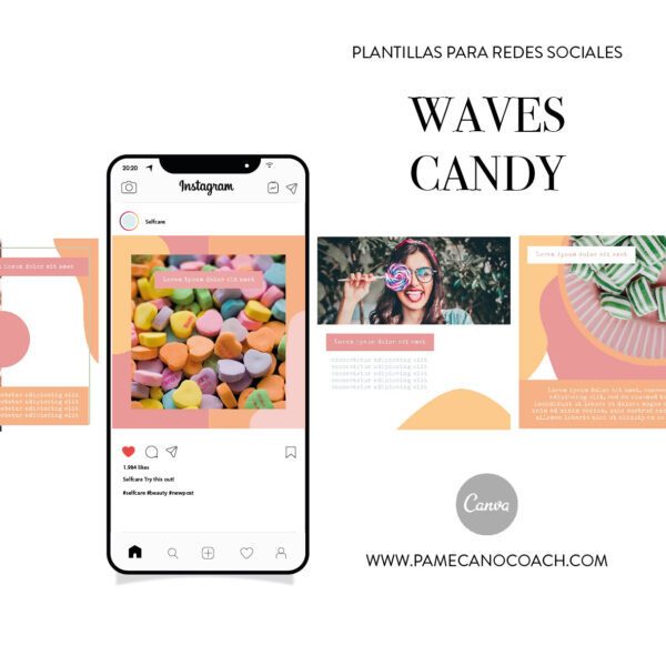Plantillas CANVA - Waves candy - Image 2